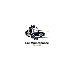Car maintenance Logo Vector