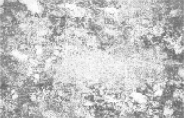 Fototapeta premium Halftone texture abstract wave of dots.