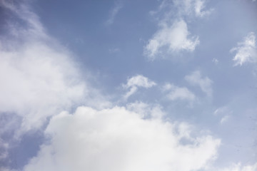 Fototapeta premium Background texture purpose shot of clouds in the sky of rain or nimbus clouds.