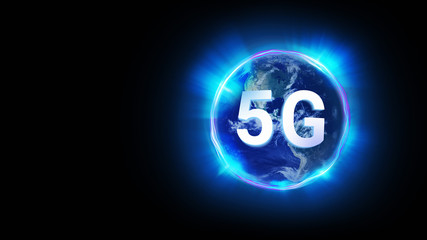 Global 5G standart concept