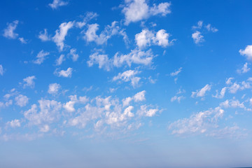 Blue sky full of clouds