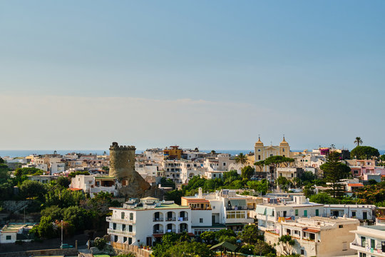 Town Forio on Ischia Island