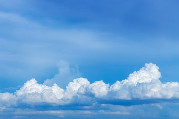 blue sky with white cloud background