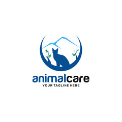 Animal Care Logo Design Template