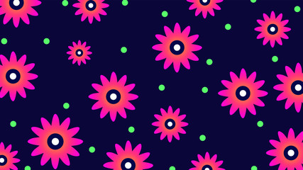 seamless pattern with flowers