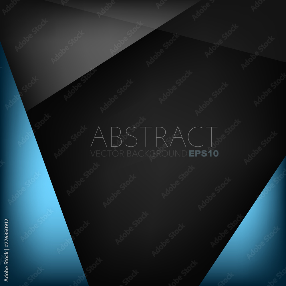 Poster blue abstract background with copy space for your text