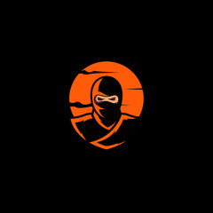 Ninja Logo Design Template © Jukyelabs