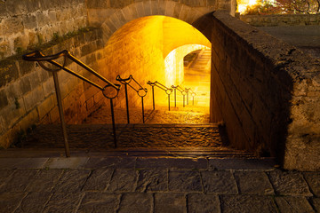 Downstairs at Palma de Mallorca by night