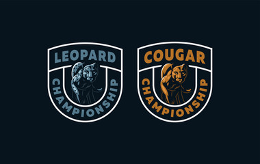 Fototapeta premium The image of a cougar or panther.
