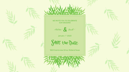 Save the Date Vector