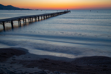 Sunrise at the beacht, Mallorca 1