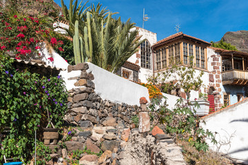 Finca and holiday home in the village El Guro in the Valle Gran Rey on La Gomera