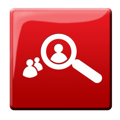 Personen Suche Symbol Button