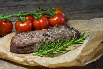 Grilled steak