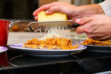 Macarrão com parmesão