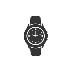 Wristwatch icon symbol template black color editable. simple logo vector illustration for graphic and web design.