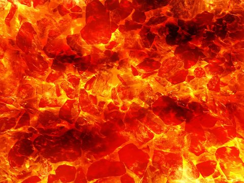 red hot lava pattern background