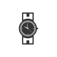 Wristwatch icon symbol template black color editable. simple logo vector illustration for graphic and web design.