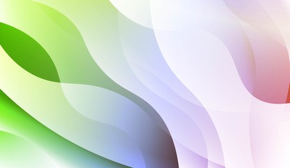 Geometric wave shape with Smooth Abstract Colorful Gradient Backgrounds. For Brochure, Banner, Wallpaper, Mobile Screen. Vector Illustration.