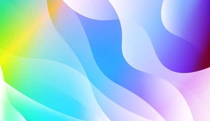 Hologram Gradient Geometric Wave Shape. Abstract background. For Template Cell Phone Backgrounds. Vector Illustration.