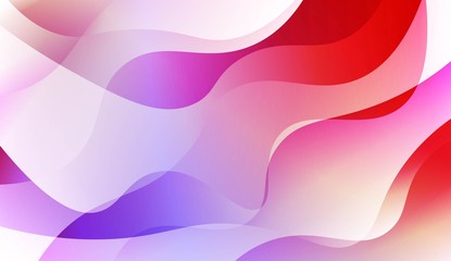 Geometric wave shape with Smooth Abstract Colorful Gradient Backgrounds. For Brochure, Banner, Wallpaper, Mobile Screen. Vector Illustration.