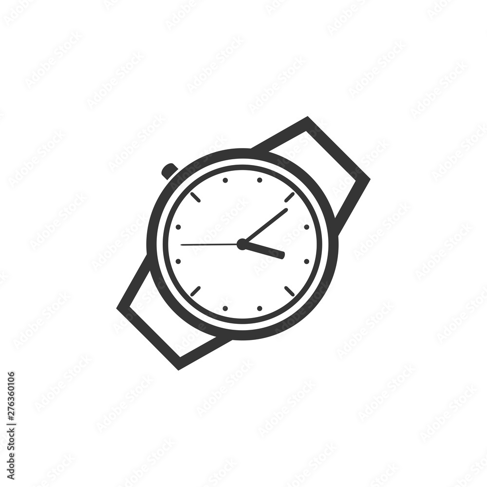 Poster Wristwatch icon symbol template black color editable. simple logo vector illustration for graphic and web design.