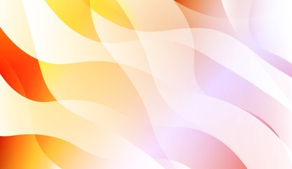 Template Abstract Background With Curves Lines, Wave Shape. For Business Presentation Wallpaper, Flyer, Cover. Vector Illustration with Color Gradient.