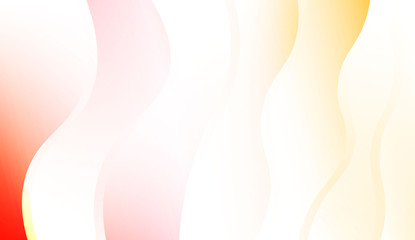 Template Creative Background With Curves Lines. For Cover Page, Landing Page, Banner. Colorful Vector Illustration