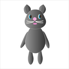 Beautiful mouse in the form of a toy