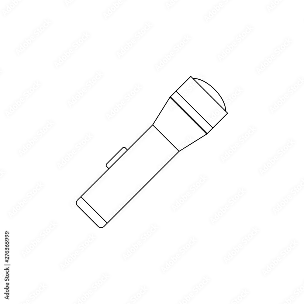 Aufkleber lamp icon. element of camping for mobile concept and web apps icon. outline, thin line icon for webs