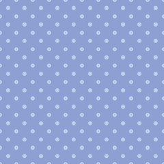 Polka dot pattern Lilac-blue color