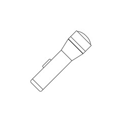 lamp icon. Element of camping for mobile concept and web apps icon. Outline, thin line icon for website design and development, app development