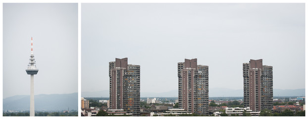 Mannheim NUB und Fernmeldeturm