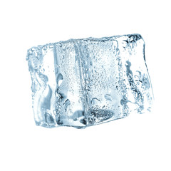 Ice and white background 