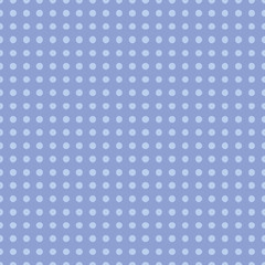 Fototapeta na wymiar Polka dot pattern Lilac-blue color