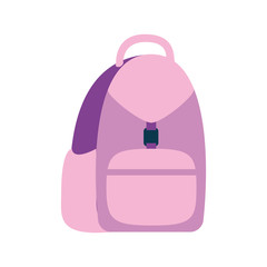 handbag school on white background