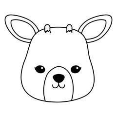 Deer cartoon design vector illustrator