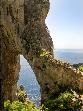 Capri Arco Naturale - Felsenbogen am Meer