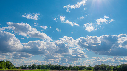 Cloudy sky - perfect for sky replacement - travel photography