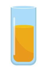 Isolated orange juice design vector illustrator
