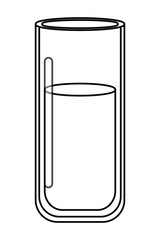 Isolated glass drink design vector illustrator