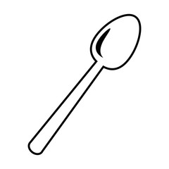 Isolated spoon design vector illustrator