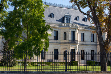 Chateau Palmer is a winery in the Margaux appellation d'origine contrôlée of the Bordeaux region of France