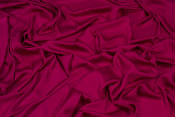 Fabric silk red background texture
