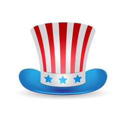 Decorate poster for American national holiday President's day.