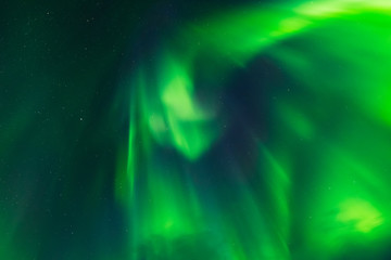 Aurora Borealis, Northern lights, corona overhead