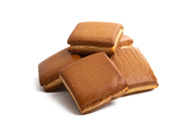 Swiss Biberli cookies isolated