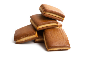 Swiss Biberli cookies isolated