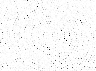 Radiating from the center dotted rays, lines