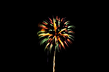 fireworks in the sky